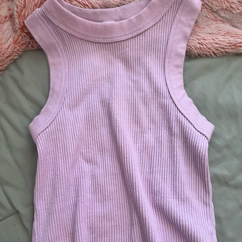 purple cotton on top